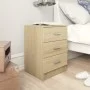 Sonoma oak chipboard bedside table 38x35x56 cm by vidaXL, Nightstands - Ref: Foro24-800456, Price: 64,98 €, Discount: %