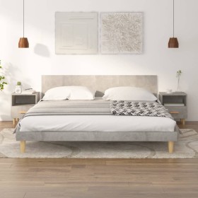 Nightstands 2 units concrete gray color 40x35x47 cm by vidaXL, Nightstands - Ref: Foro24-812015, Price: 76,15 €, Discount: %