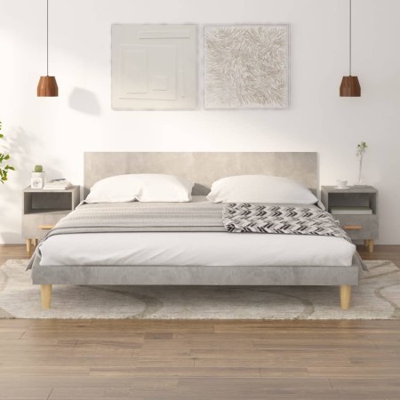 Mesitas de noche 2 unidades color gris hormigón 40x35x47 cm de vidaXL, Mesitas de noche - Ref: Foro24-812015, Precio: 76,06 €...