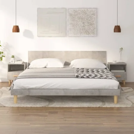 Nightstands 2 units concrete gray color 40x35x47 cm by vidaXL, Nightstands - Ref: Foro24-812015, Price: 75,09 €, Discount: %