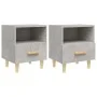 Nightstands 2 units concrete gray color 40x35x47 cm by vidaXL, Nightstands - Ref: Foro24-812015, Price: 75,09 €, Discount: %