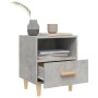 Mesitas de noche 2 unidades color gris hormigón 40x35x47 cm de vidaXL, Mesitas de noche - Ref: Foro24-812015, Precio: 76,06 €...