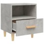 Mesitas de noche 2 unidades color gris hormigón 40x35x47 cm de vidaXL, Mesitas de noche - Ref: Foro24-812015, Precio: 76,06 €...