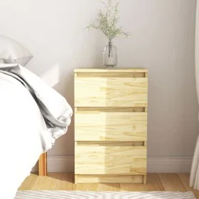 Nachttisch aus massivem Kiefernholz, 40 x 29,5 x 64 cm von vidaXL, Nachttische - Ref: Foro24-808083, Preis: 51,05 €, Rabatt: %
