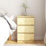 Mesita de noche madera maciza de pino 40x29,5x64 cm de vidaXL, Mesitas de noche - Ref: Foro24-808083, Precio: 52,04 €, Descue...