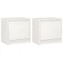 Bedside tables 2 pcs solid white pine wood 40x30.5x40 cm by vidaXL, Nightstands - Ref: Foro24-808116, Price: 54,39 €, Discoun...