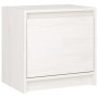 Nachttische 2 Stück aus massivem weißem Kiefernholz 40x30,5x40 cm von vidaXL, Nachttische - Ref: Foro24-808116, Preis: 54,99 ...