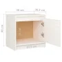 Bedside tables 2 pcs solid white pine wood 40x30.5x40 cm by vidaXL, Nightstands - Ref: Foro24-808116, Price: 54,39 €, Discoun...