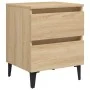 Nightstands 2 pcs Sonoma oak plywood 40x35x50 cm by vidaXL, Nightstands - Ref: Foro24-805876, Price: 87,42 €, Discount: %