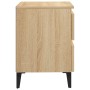 Nachttische 2 Stück Sonoma-Eichensperrholz 40x35x50 cm von vidaXL, Nachttische - Ref: Foro24-805876, Preis: 89,21 €, Rabatt: %