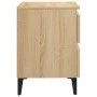 Nightstands 2 pcs Sonoma oak plywood 40x35x50 cm by vidaXL, Nightstands - Ref: Foro24-805876, Price: 87,42 €, Discount: %