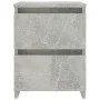 Nachttische 2 Stück betongraue Spanplatte 30x30x40 cm von vidaXL, Nachttische - Ref: Foro24-800522, Preis: 61,76 €, Rabatt: %