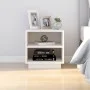 Nachttisch aus massivem Kiefernholz weiß 40x34x40 cm von vidaXL, Nachttische - Ref: Foro24-813327, Preis: 38,03 €, Rabatt: %