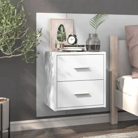 White wall bedside table by vidaXL, Nightstands - Ref: Foro24-810989, Price: 53,83 €, Discount: %