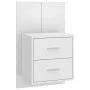 White wall bedside table by vidaXL, Nightstands - Ref: Foro24-810989, Price: 53,81 €, Discount: %