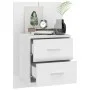 White wall bedside table by vidaXL, Nightstands - Ref: Foro24-810989, Price: 53,81 €, Discount: %