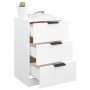 Weißer Nachttisch 40x36x65 cm von vidaXL, Nachttische - Ref: Foro24-811268, Preis: 63,21 €, Rabatt: %