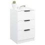 Mesita de noche blanca 40x36x65 cm de vidaXL, Mesitas de noche - Ref: Foro24-811268, Precio: 65,55 €, Descuento: %