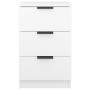 Weißer Nachttisch 40x36x65 cm von vidaXL, Nachttische - Ref: Foro24-811268, Preis: 63,21 €, Rabatt: %