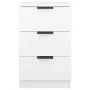 White nightstand 40x36x65 cm by vidaXL, Nightstands - Ref: Foro24-811268, Price: 63,21 €, Discount: %