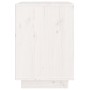 Solid white pine wood bedside table 40x35x50 cm by vidaXL, Nightstands - Ref: Foro24-813317, Price: 59,52 €, Discount: %