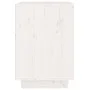 Solid white pine wood bedside table 40x35x50 cm by vidaXL, Nightstands - Ref: Foro24-813317, Price: 68,40 €, Discount: %