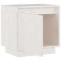 Mesita de noche de madera maciza de pino blanco 40x30x40 cm de vidaXL, Mesitas de noche - Ref: Foro24-813307, Precio: 43,32 €...