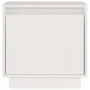 Mesita de noche de madera maciza de pino blanco 40x30x40 cm de vidaXL, Mesitas de noche - Ref: Foro24-813307, Precio: 43,32 €...