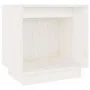 Massiver Nachttisch aus weißem Kiefernholz 40x30x40 cm von vidaXL, Nachttische - Ref: Foro24-813337, Preis: 34,99 €, Rabatt: %