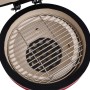 2-in-1-Kamado-Räuchergrill aus roter Keramik, 56 cm von vidaXL, Grillen - Ref: Foro24-316095, Preis: 244,54 €, Rabatt: %