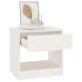 Nachttisch aus massivem Kiefernholz weiß 40x31x40 cm von vidaXL, Nachttische - Ref: Foro24-808065, Preis: 42,41 €, Rabatt: %