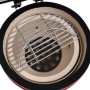 2-in-1-Kamado-Räuchergrill aus roter Keramik, 56 cm von vidaXL, Grillen - Ref: Foro24-316095, Preis: 244,54 €, Rabatt: %