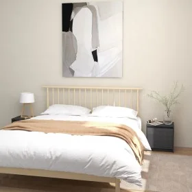 Mesitas de noche 2 uds madera maciza pino gris 40x30,5x40 cm de vidaXL, Mesitas de noche - Ref: Foro24-808118, Precio: 61,19 ...
