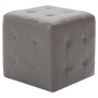 Puff 2 Einheiten Kunstleder grau 30x30x30 cm von vidaXL, Osmanen - Ref: Foro24-278381, Preis: 83,42 €, Rabatt: %
