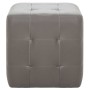 Puff 2 Einheiten Kunstleder grau 30x30x30 cm von vidaXL, Osmanen - Ref: Foro24-278381, Preis: 83,42 €, Rabatt: %