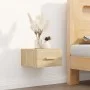 Wall bedside tables 2 pcs Sonoma oak color 35x35x20 cm by vidaXL, Nightstands - Ref: Foro24-812841, Price: 40,27 €, Discount: %