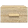Wand-Nachttische 2 Stück Sonoma Eiche Farbe 35x35x20 cm von vidaXL, Nachttische - Ref: Foro24-812841, Preis: 40,47 €, Rabatt: %