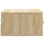 Wall bedside tables 2 pcs Sonoma oak color 35x35x20 cm by vidaXL, Nightstands - Ref: Foro24-812841, Price: 40,27 €, Discount: %
