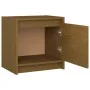 Mesitas de noche 2 uds madera de pino marrón miel 40x30,5x40 cm by vidaXL, Nightstands - Ref: Foro24-808120, Price: 41,01 €, ...
