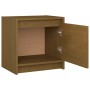 Zwei Nachttische aus Pinienholz in Honigbraun, 40x30,5x40 cm. von vidaXL, Nachttische - Ref: Foro24-808120, Preis: 41,01 €, R...