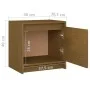 Mesitas de noche 2 uds madera de pino marrón miel 40x30,5x40 cm by vidaXL, Nightstands - Ref: Foro24-808120, Price: 41,01 €, ...
