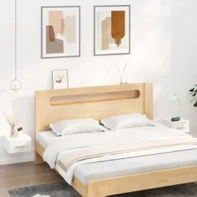 Wall bedside tables 2 pcs glossy white 35x35x20 cm by vidaXL, Nightstands - Ref: Foro24-812847, Price: 45,22 €, Discount: %