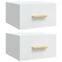 Wall bedside tables 2 pcs glossy white 35x35x20 cm by vidaXL, Nightstands - Ref: Foro24-812847, Price: 45,22 €, Discount: %