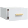 Wall bedside tables 2 pcs glossy white 35x35x20 cm by vidaXL, Nightstands - Ref: Foro24-812847, Price: 45,88 €, Discount: %