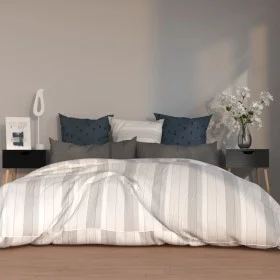 Bedside tables 2 units engineered wood black gloss 40x40x56 cm by vidaXL, Nightstands - Ref: Foro24-326810, Price: 70,80 €, D...