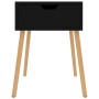 Nachttische 2 Stk. Holzwerkstoff schwarz glänzend 40x40x56 cm von vidaXL, Nachttische - Ref: Foro24-326810, Preis: 71,69 €, R...