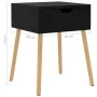 Nachttische 2 Stk. Holzwerkstoff schwarz glänzend 40x40x56 cm von vidaXL, Nachttische - Ref: Foro24-326810, Preis: 70,80 €, R...