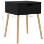 Nachttische 2 Stk. Holzwerkstoff schwarz glänzend 40x40x56 cm von vidaXL, Nachttische - Ref: Foro24-326810, Preis: 71,69 €, R...