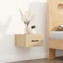 Wall-mounted bedside tables 2 units Sonoma oak color 35x35x20 cm by vidaXL, Nightstands - Ref: Foro24-812859, Price: 45,25 €,...