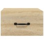 Mesitas de noche de pared 2 uds color roble Sonoma 35x35x20 cm de vidaXL, Mesitas de noche - Ref: Foro24-812859, Precio: 45,8...